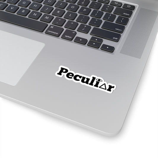 Peculiar Kiss-Cut Stickers - Creative Decals for Laptops, Water Bottles, Journals, Gift for Friends, Unique Aesthetic Decor
