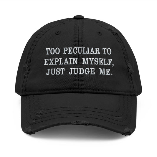 Distressed Dad Hat (Embroidery)