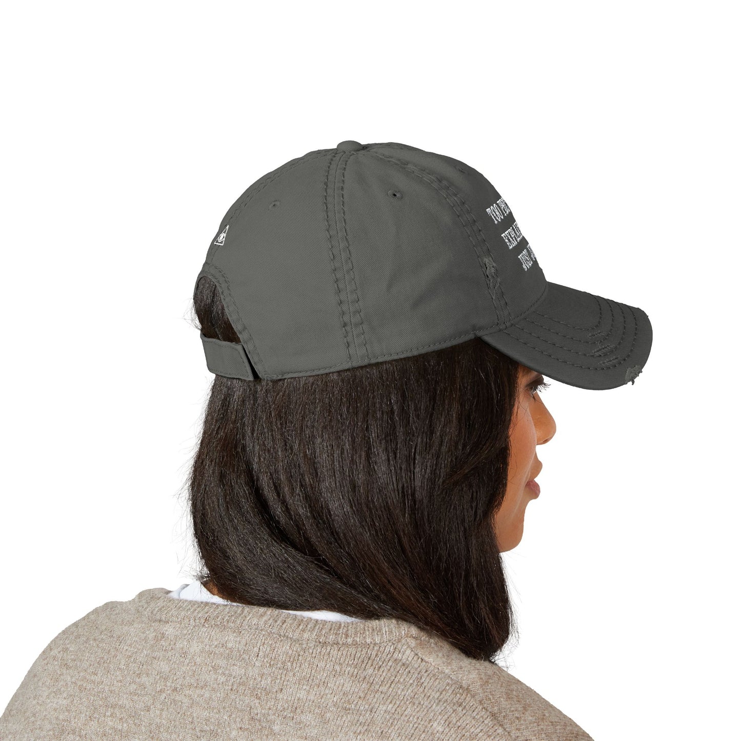 Distressed Dad Hat (Embroidery)