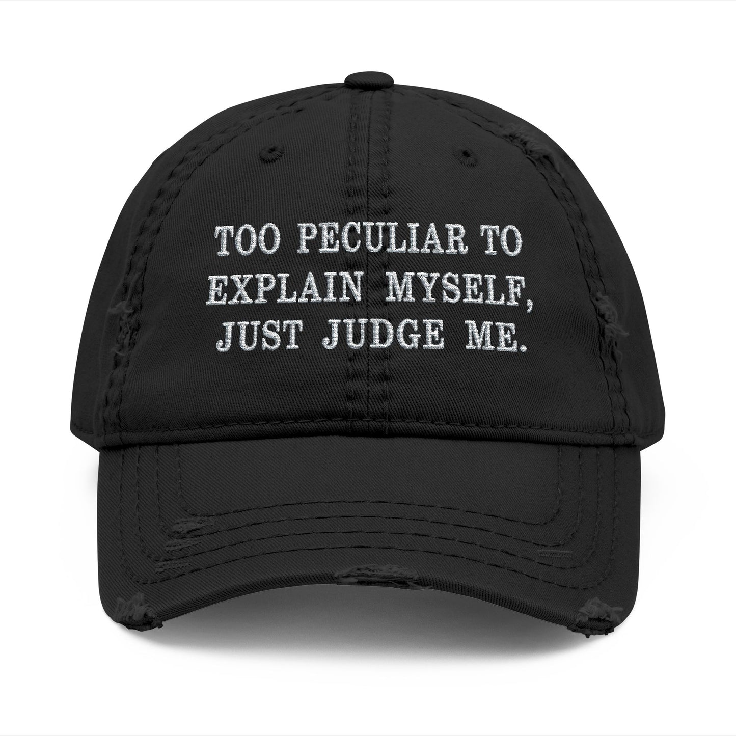 Distressed Dad Hat (Embroidery)