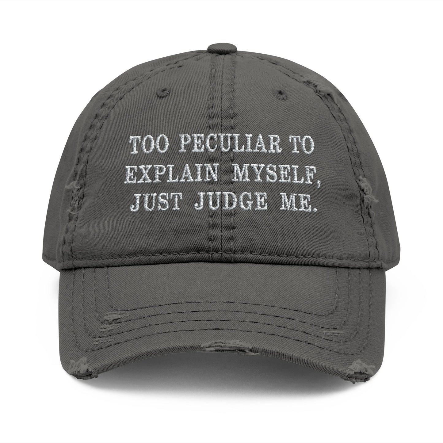 Distressed Dad Hat (Embroidery)