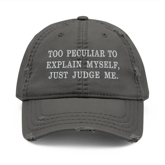 Distressed Dad Hat (Embroidery)