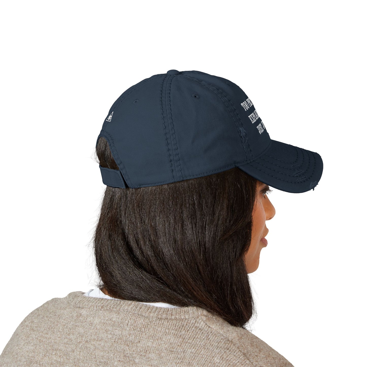 Distressed Dad Hat (Embroidery)
