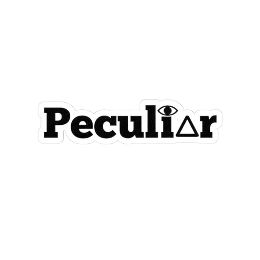 Peculiar Kiss-Cut Stickers - Creative Decals for Laptops, Water Bottles, Journals, Gift for Friends, Unique Aesthetic Decor